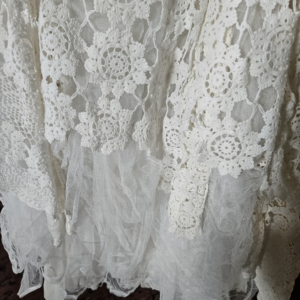 OOAK NWOT CUSTON LACE SKIRT - Picture 14 of 16